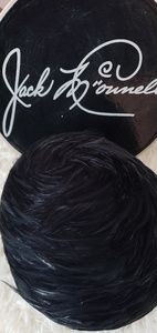 Vintage Jack McConnell Black Feathered Hat